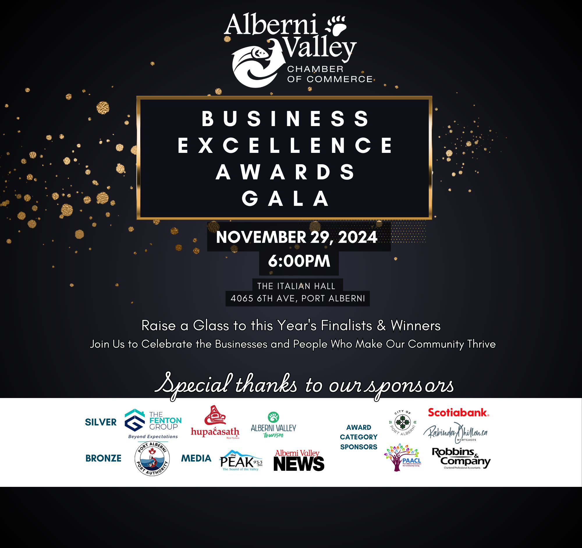 poster graphic with event details