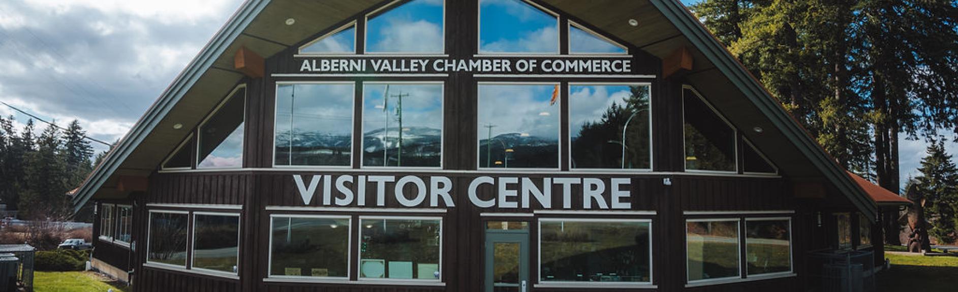 photo of visitor info centre in port albenri