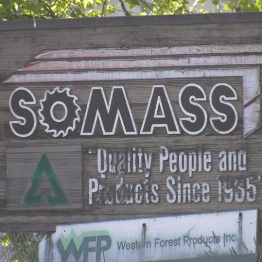 somass mill sign